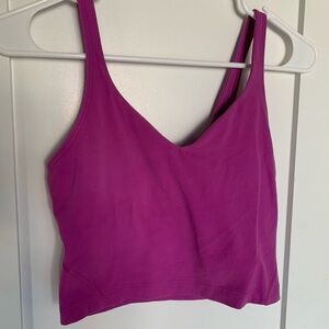 13. Size 4 LULULEMON Purple Align Tank